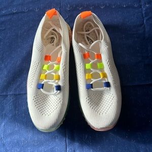 Cute Bright Sneakers. Size 8.5  very comfortable